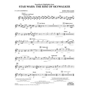 Soundtrack Highlights from Star Wars: The Rise of Skywalker - Eb Alto Saxophone 1
