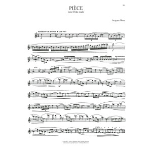 Piece Pour Flute Seule