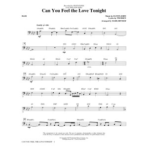Can You Feel the Love Tonight? (from The Lion King) (arr. Mark Brymer) - Bass