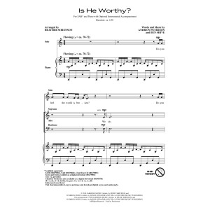 Is He Worthy? (arr. Heather Sorenson)