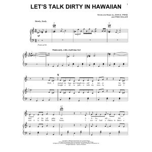 Let's Talk Dirty In Hawaiian