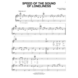 Speed Of The Sound Of Loneliness