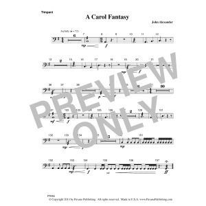 A Carol Fantasy - Timpani