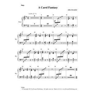 A Carol Fantasy - Harp