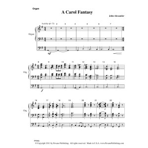 A Carol Fantasy - Organ