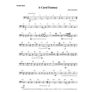 A Carol Fantasy - Double Bass