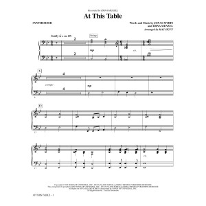At This Table (arr. Mac Huff) - Synthesizer