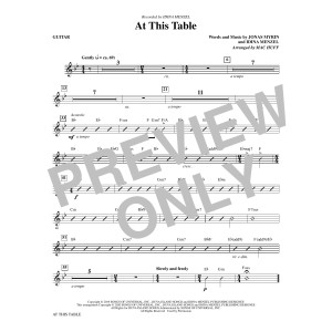 At This Table (arr. Mac Huff) - Guitar