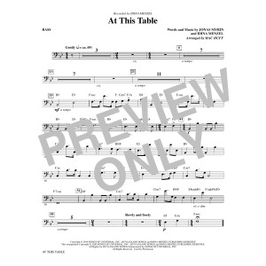 At This Table (arr. Mac Huff) - Bass
