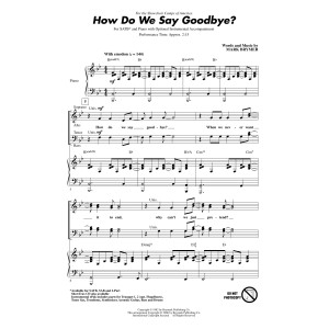 How Do We Say Goodbye