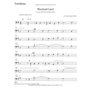 Wexford Carol - Trombone