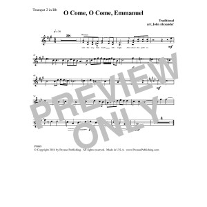 O Come, O Come Emmanuel - Trumpet 2 in Bb
