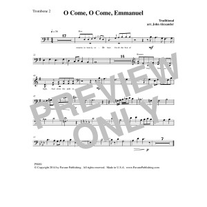 O Come, O Come Emmanuel - Trombone 2