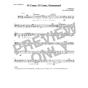 O Come, O Come Emmanuel - Bass Trombone