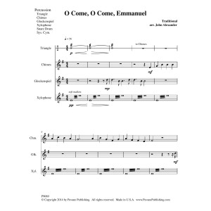 O Come, O Come Emmanuel - Percussion