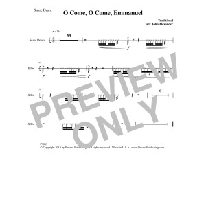 O Come, O Come Emmanuel - Snare Drum