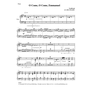 O Come, O Come Emmanuel - Harp