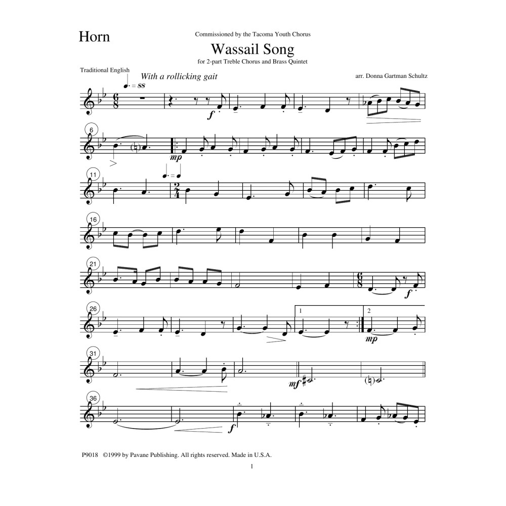 Wassail Song - Horn