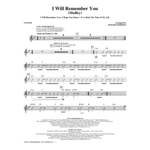 I Will Remember You (Medley) - Guitar