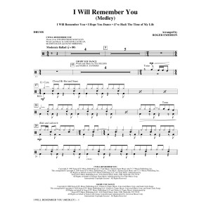 I Will Remember You (Medley) - Drums