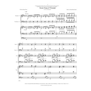 Easter Song Of Triumph - Full Score