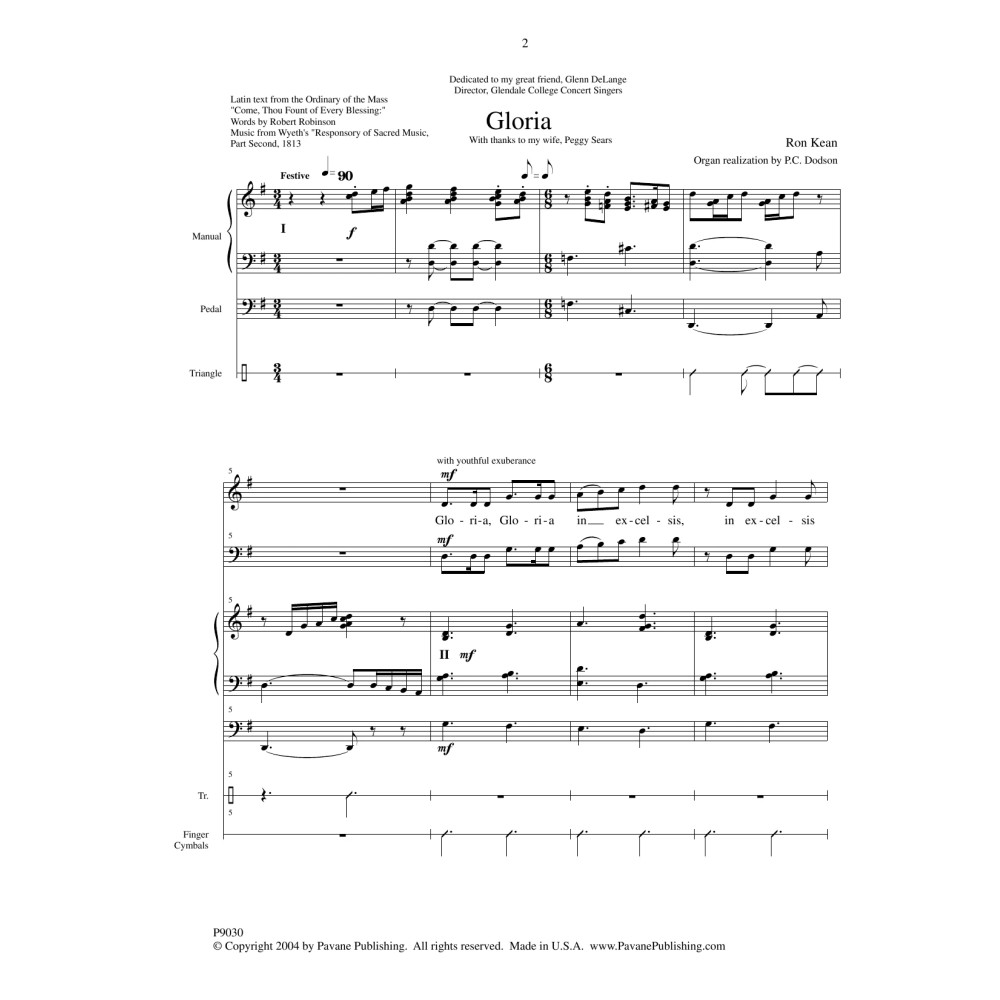 Gloria - Organ