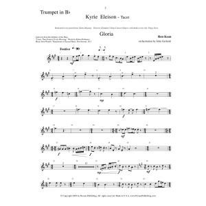 American Mass (Chamber Orchestra) (arr. John Gerhold) - Bb Trumpet