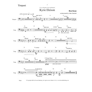 American Mass (Chamber Orchestra) (arr. John Gerhold) - Timpani