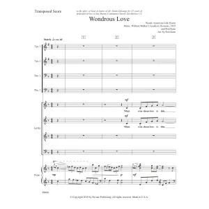 Wondrous Love - Full Score