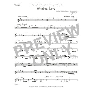 Wondrous Love - Trumpet 2