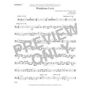 Wondrous Love - Trombone 2