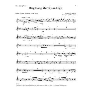 Ding Dong Merrily on High - Alto Saxophone