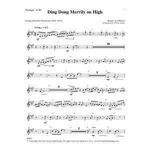 Ding Dong Merrily on High - Bb Trumpet