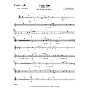 Locus Iste - Clarinet 1 in Bb
