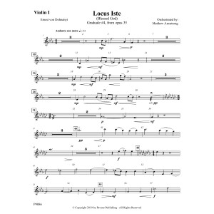 Locus Iste - Violin I