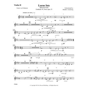 Locus Iste - Violin II