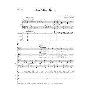 Los Pollitos Dicen - Full Score