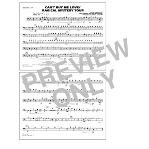 Can't Buy Me Love/Magical Mystery Tour (arr. Richard L. Saucedo) - Electric Bass