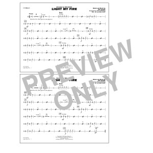 Light My Fire (arr. Paul Murtha) - Cymbals