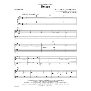 Rescue (arr. Ed Lojeski) - Synthesizer