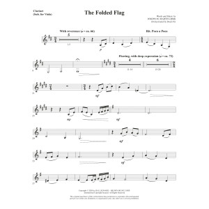 The Folded Flag - Clarinet (sub Viola)
