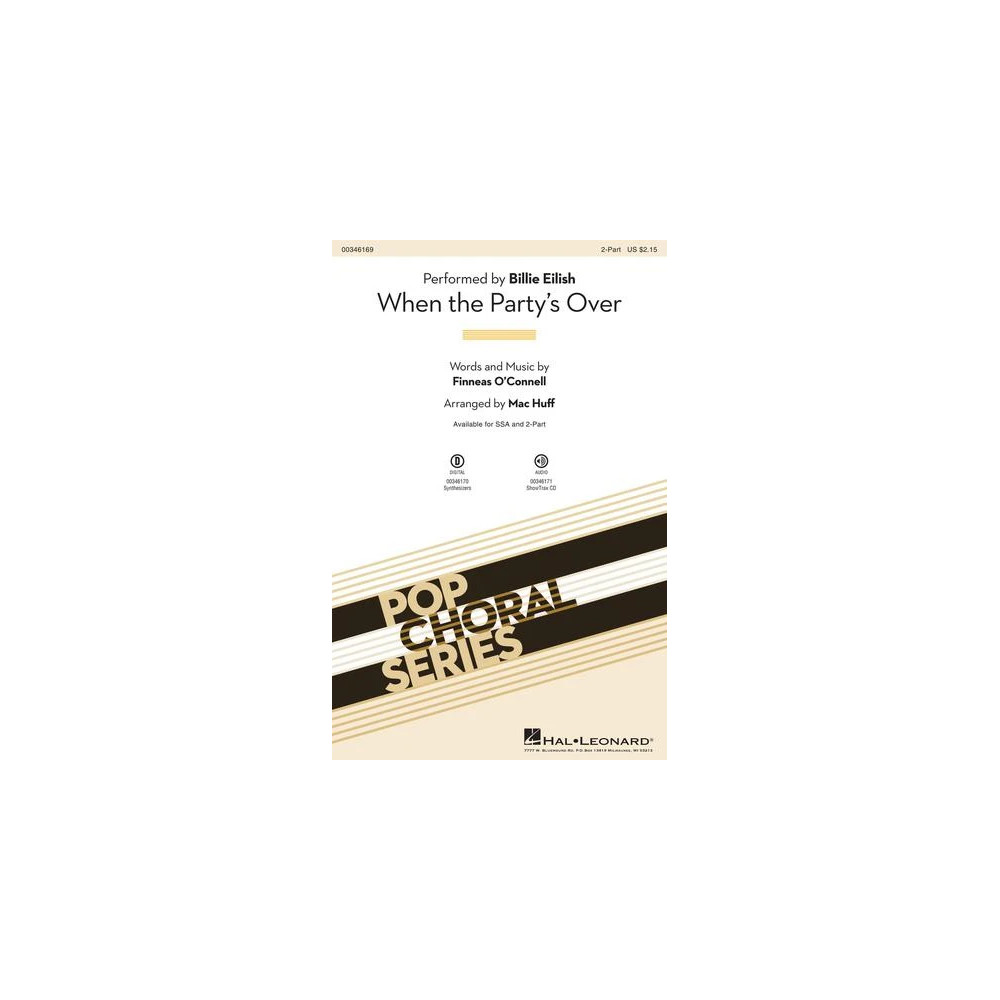 when the party's over (arr. Mac Huff)