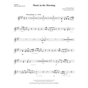Music in the Morning - Clarinet (sub. Horn 1-2)
