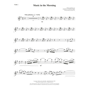 Music in the Morning - Violin 1