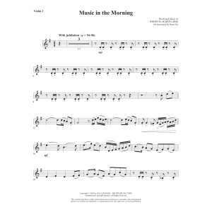 Music in the Morning - Violin 2