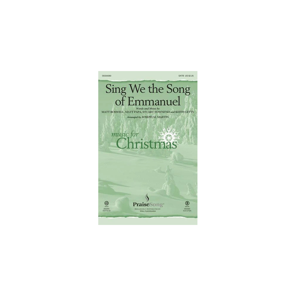 Sing We the Song of Emmanuel (arr. Joseph M. Martin) - Percussion