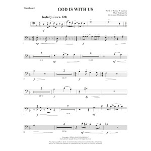 God Is With Us - Trombone 1