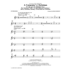 A Carpenter's Christmas (arr. Roger Emerson) - Synth 1