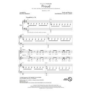 Proud (arr. Roger Emerson)