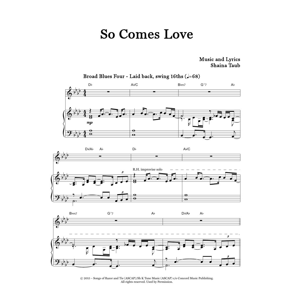 So Comes Love